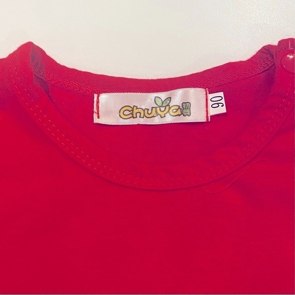 NWOT Chuya Christmas Dress. Size 2T - Picture 3 of 6